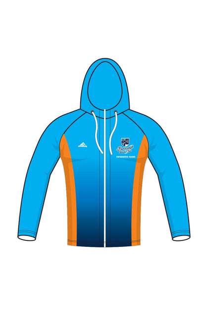 Burscough Diving Club Adult Unisex Zipped Performance Hoodie image 0