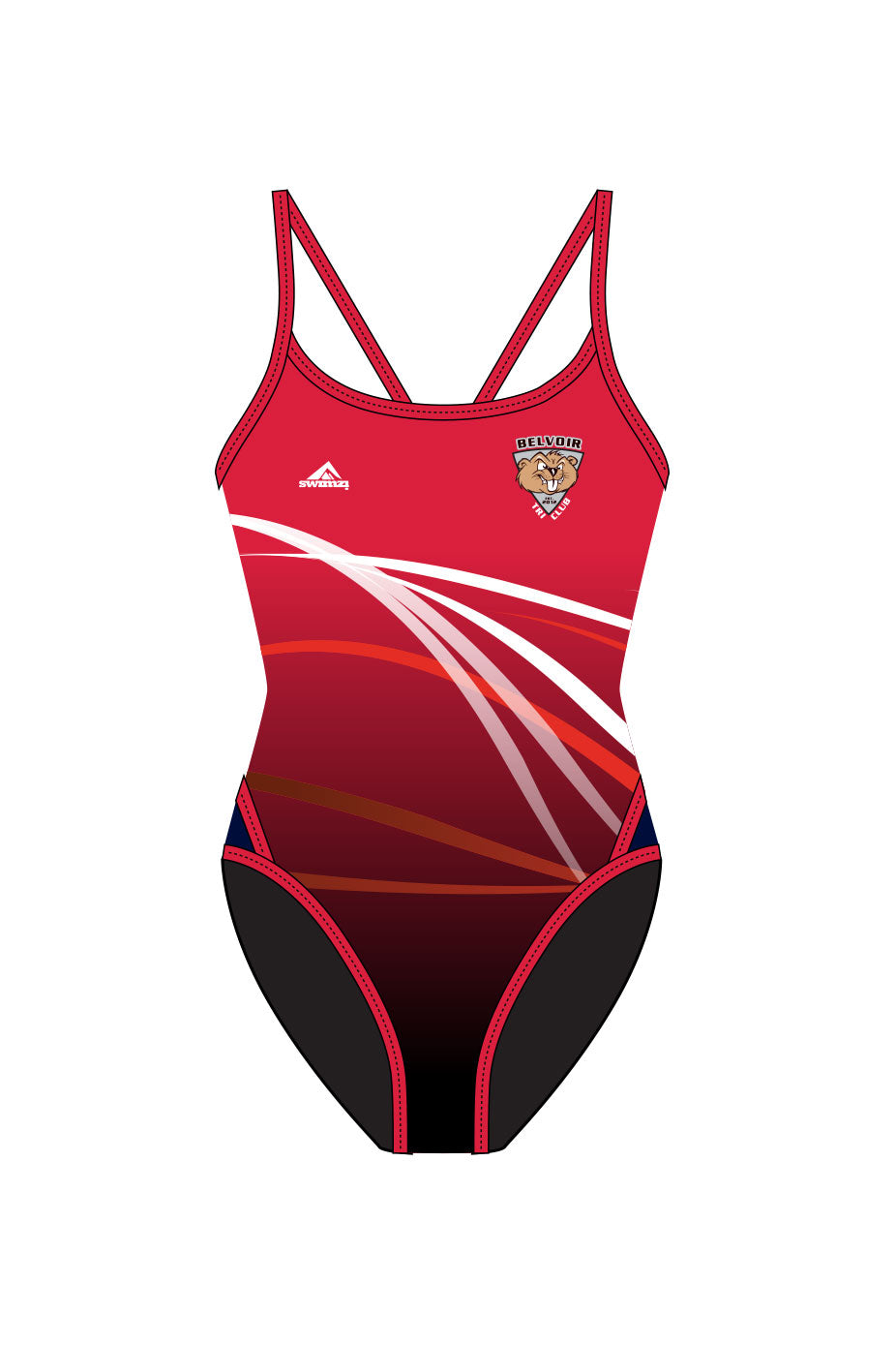 Belvoir Tri Club Adult Female Thinstrap Swimsuit image 0