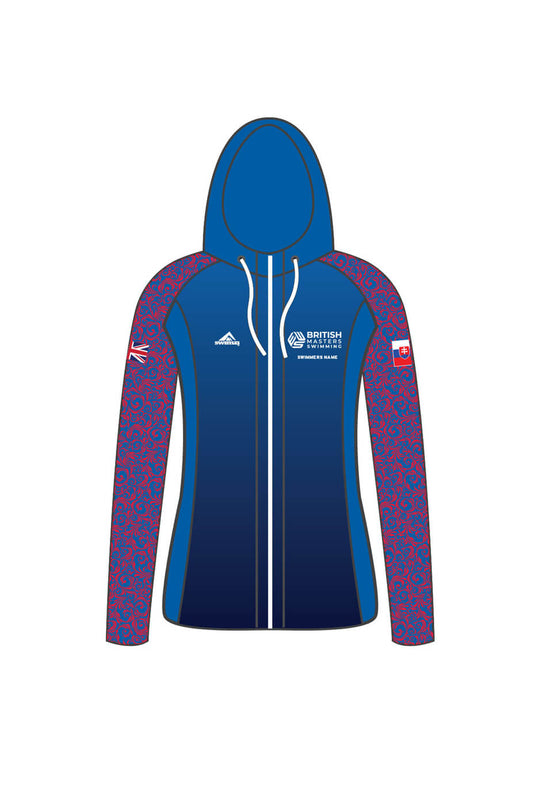 British Masters Swimming Adult Female Zipped Performance Hoodie - Navy image 0