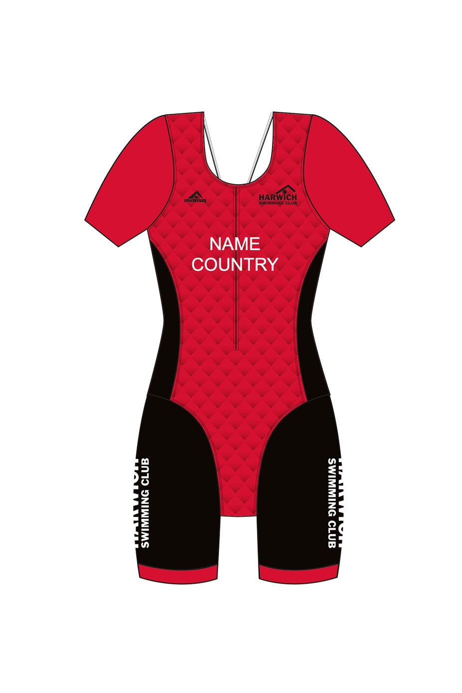 Harwich SC (HDPSC) Adult Female Tri Suit - Front Zip image 0