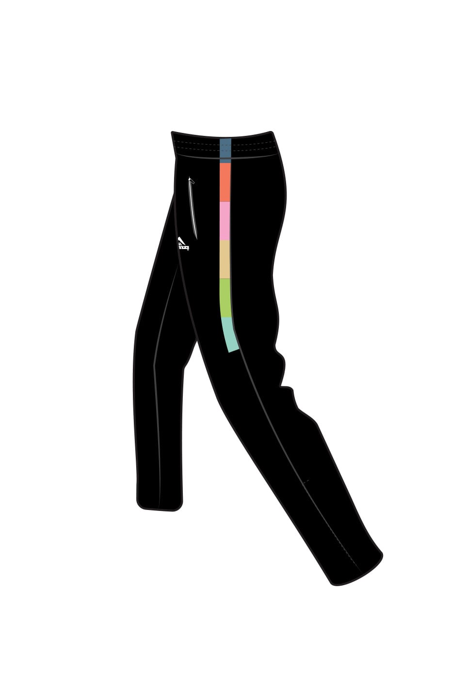 Tribirdsport Coaching Adult Unisex Performance Bottoms - Black image 1