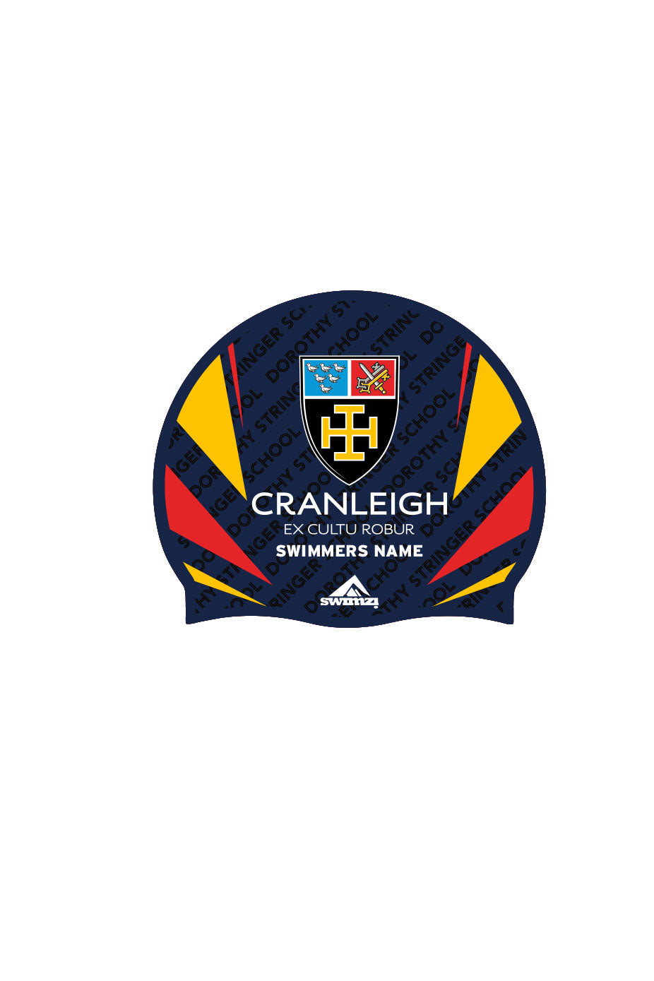 Unisex Cranleigh Swim Cap - Silicone Suede image 0