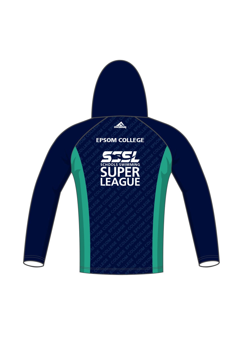 Schools Swimming Super League Adult Unisex Epsom College Zipped Performance Hoodie image 1