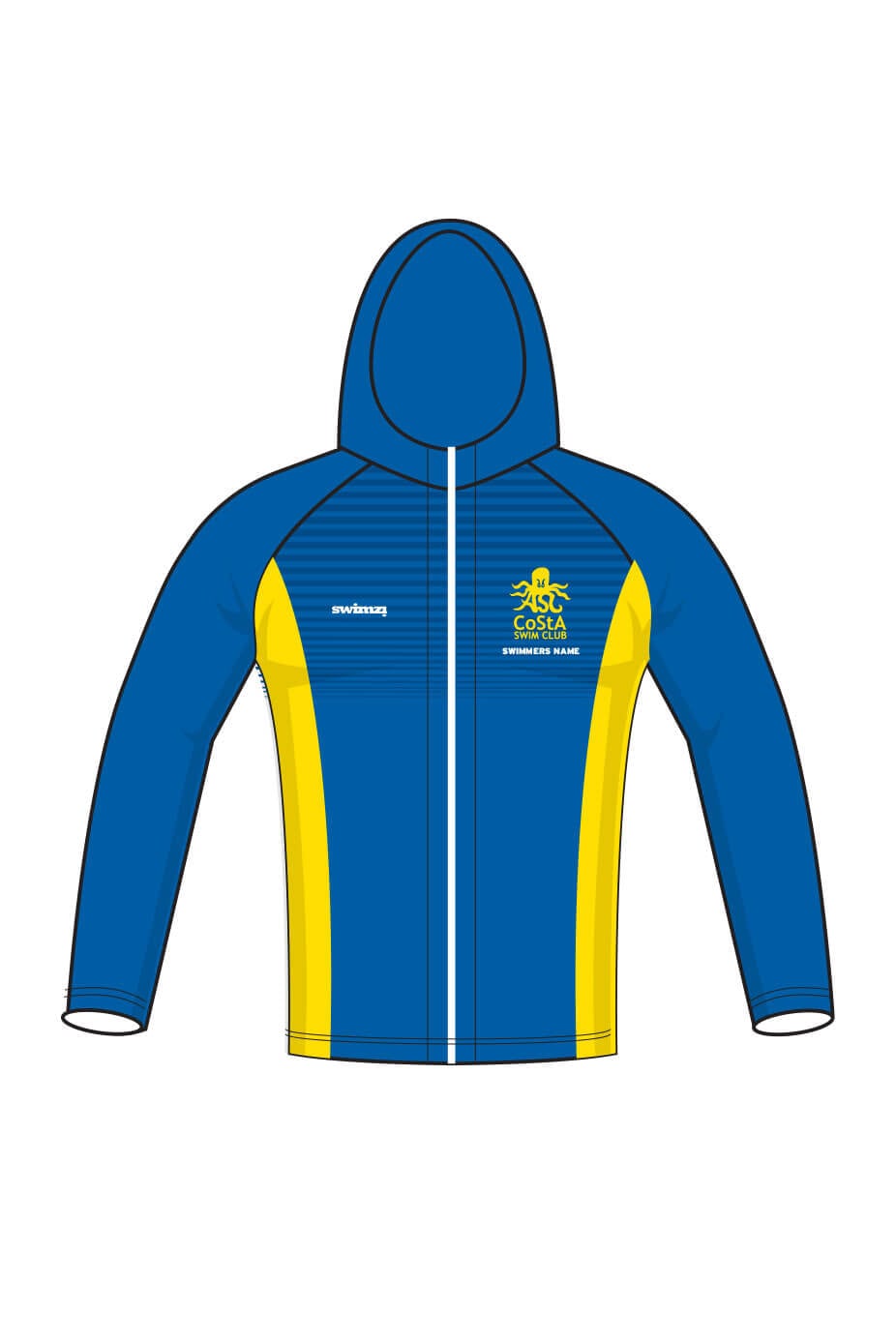 City of St Albans SC Adult Unisex Zipped Performance Hoodie image 0