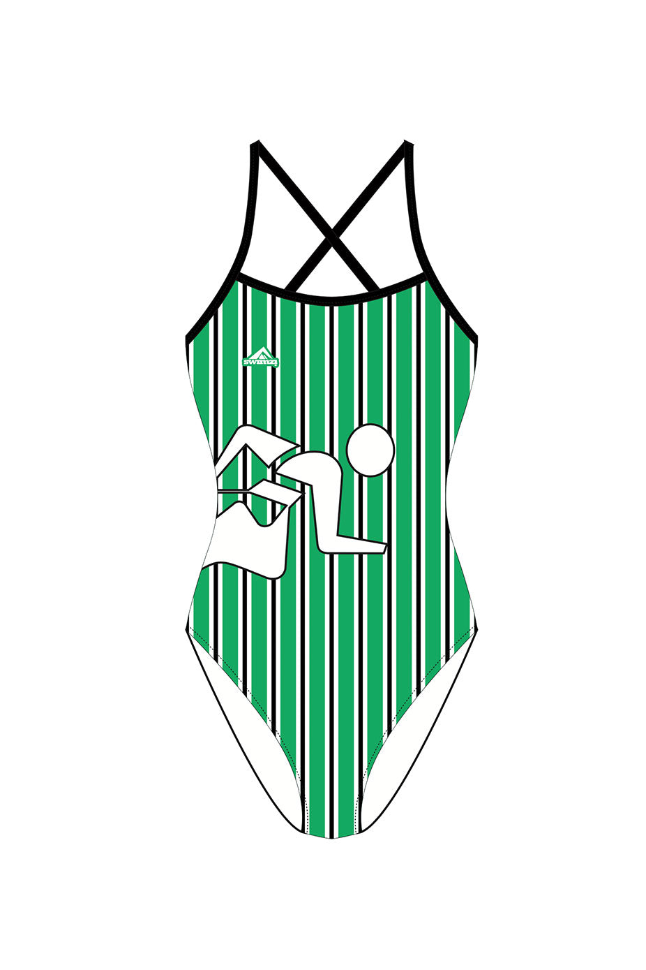 Portreath Surf Lifesaving Club Adult Female Tie Back Swimsuit image 0