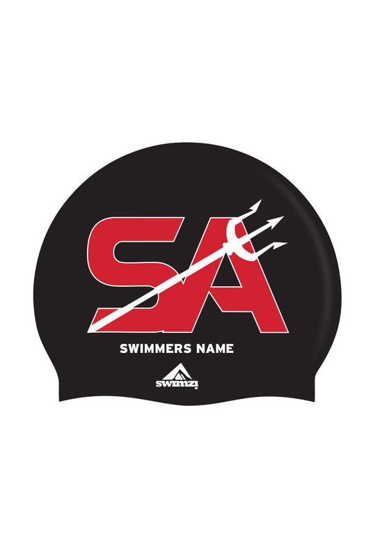 Unisex Club Swim Cap - Silicone Suede image 0