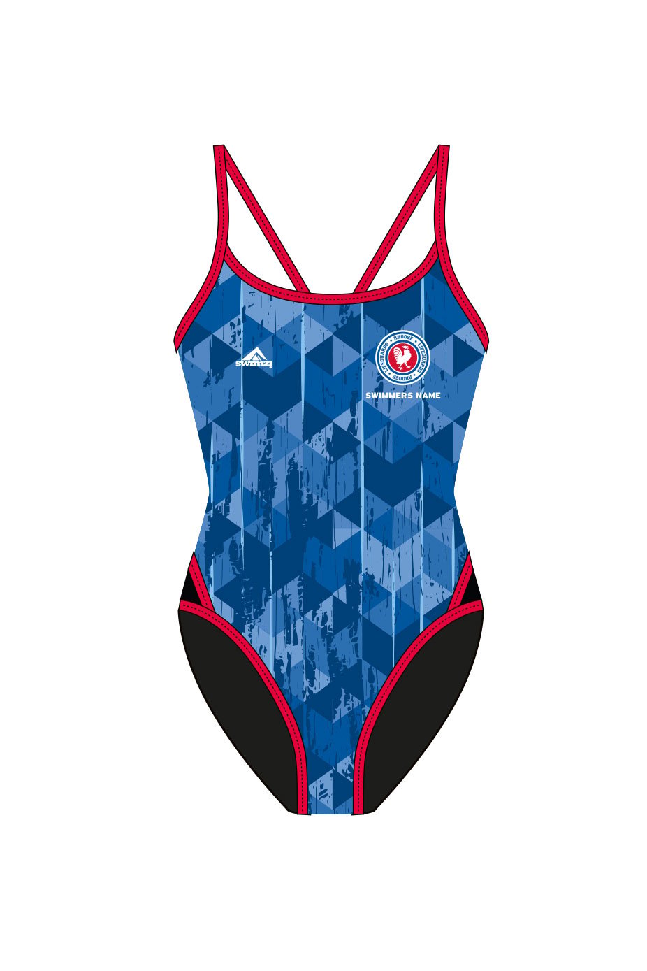 Rhoose Lifeguards Kids Female Thinstrap Swimsuit image 0