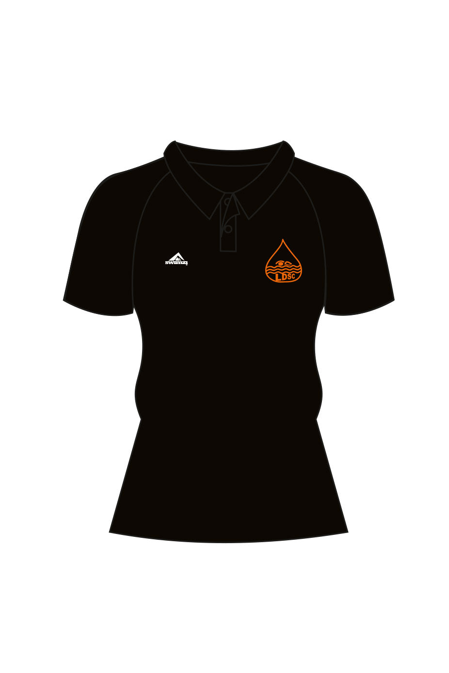 Leiston & District SC Adult Female Cotton Shirt - Polo Neck image 0