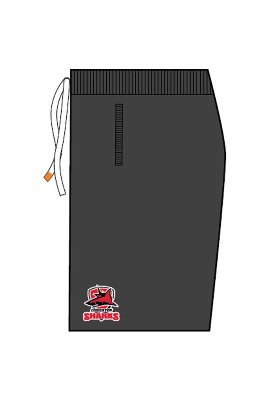 Leicester Sharks SC Adult Unisex Sweat Basketball Shorts image 2