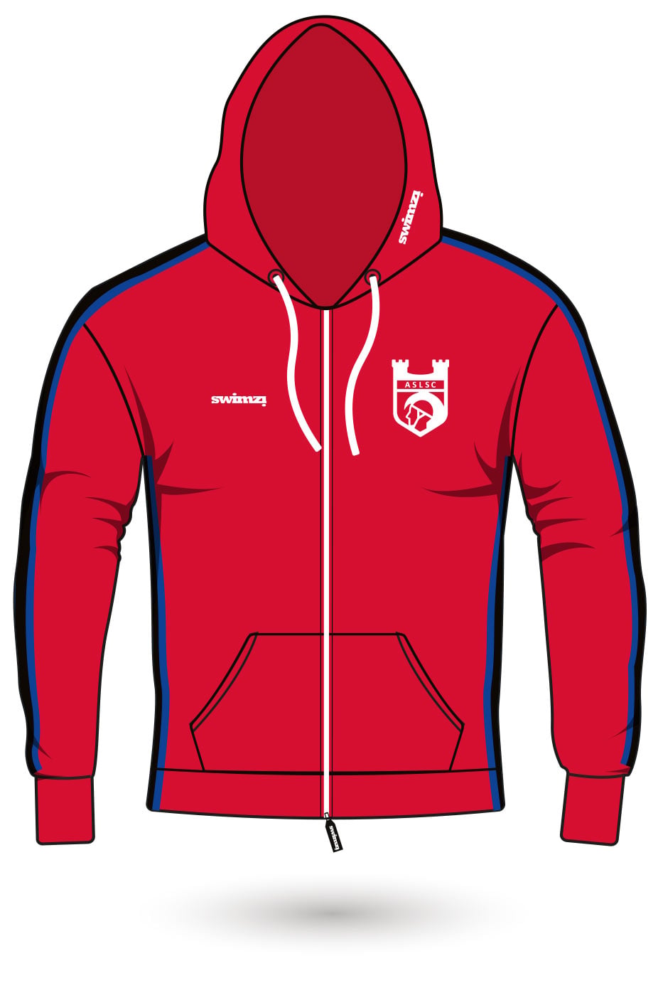 Aberystwyth Surf Lifesaving Club Adult Sweat Zipped Hoodie image 0