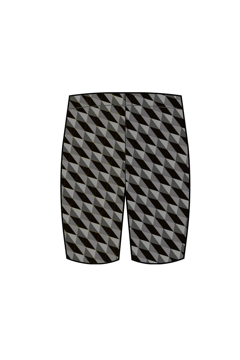 Rest Bay Lifeguards SC Adult Male Jammers - Black image 1