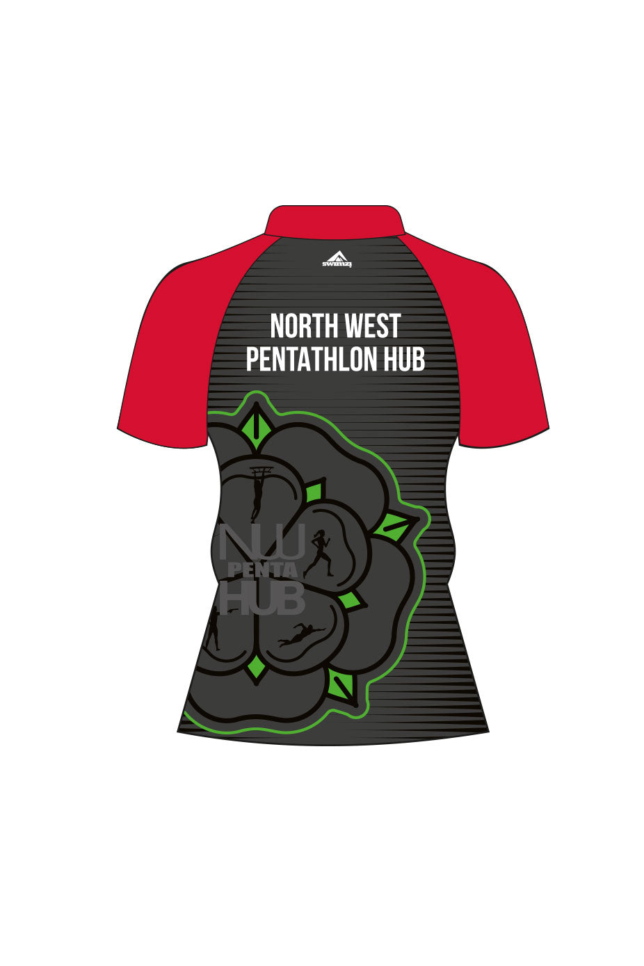 North West Pentathlon Hub Adult Female Staff Shirt - Polo Neck - Opt2 image 1