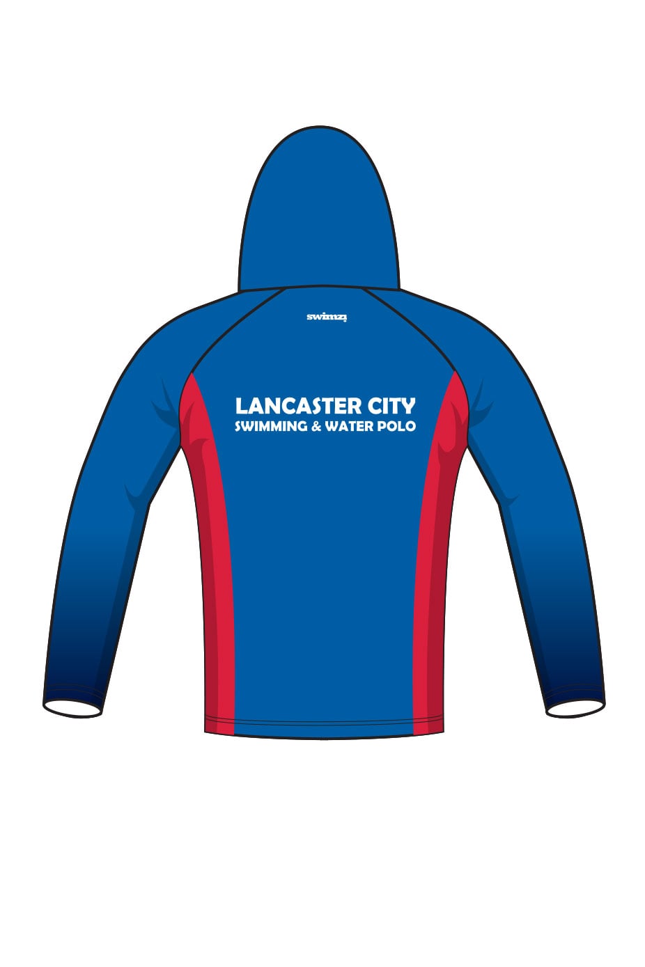 Lancaster City Swimming and Waterpolo Club Adult Unisex Zipped Performance Hoodie image 1