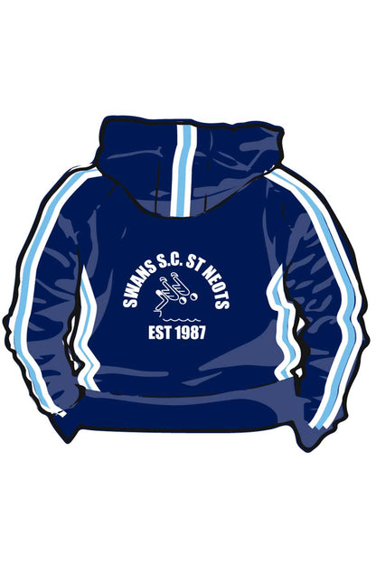 St Neots Swan SC Adult Unisex Sweat Pullover Hoodie image 1