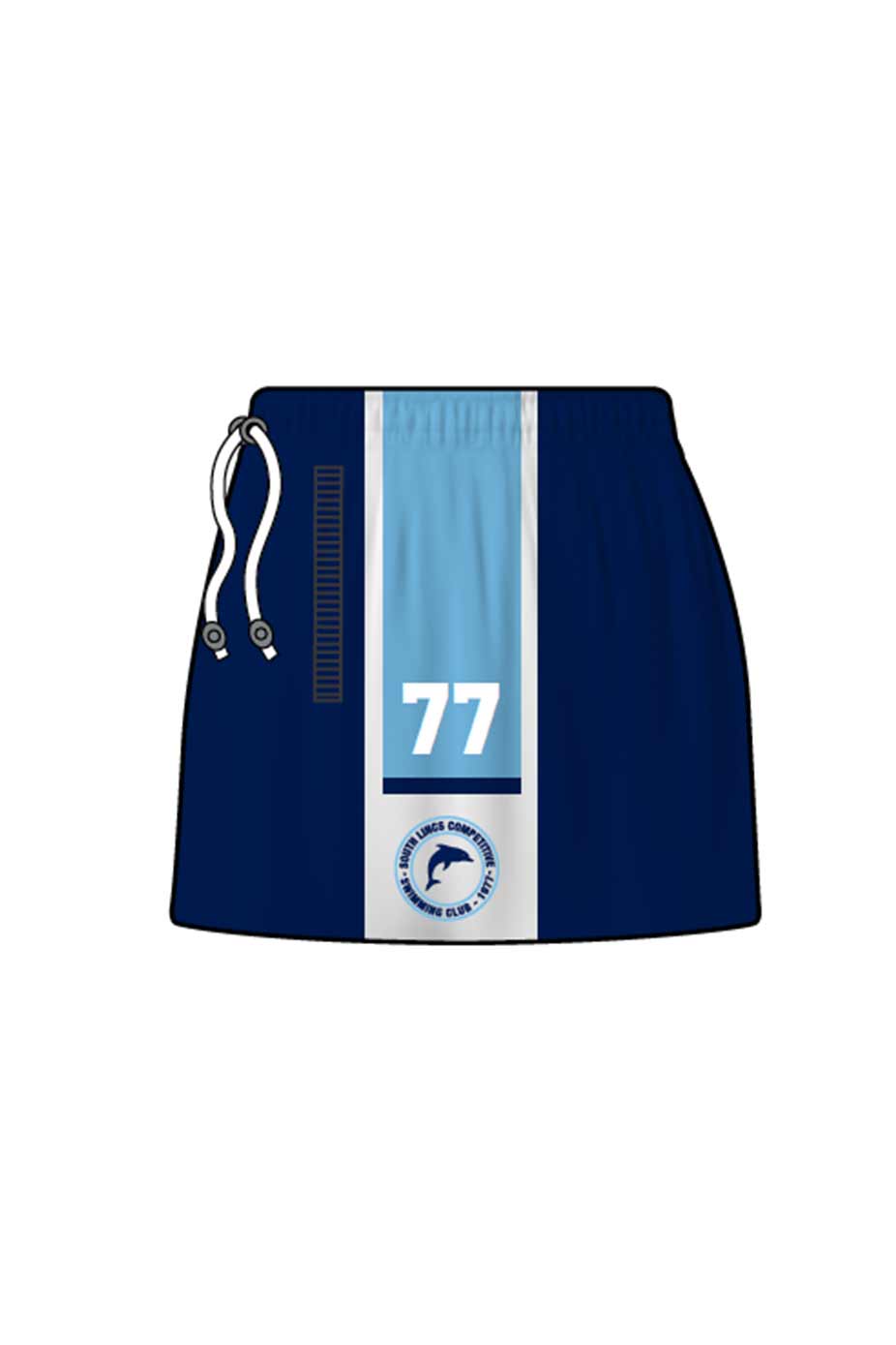 South Lincs SC Adult Unisex Polyester Sport Shorts image 2