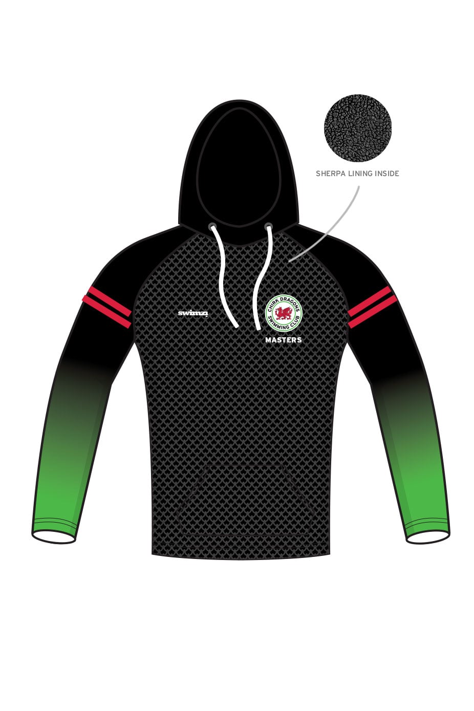 Chirk SC Adult Unisex Masters Winter Pullover Performance Hoodie image 0