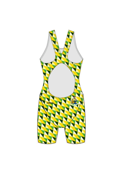 Rest Bay Lifeguards SC Adult Female Knee Suit - Green image 1