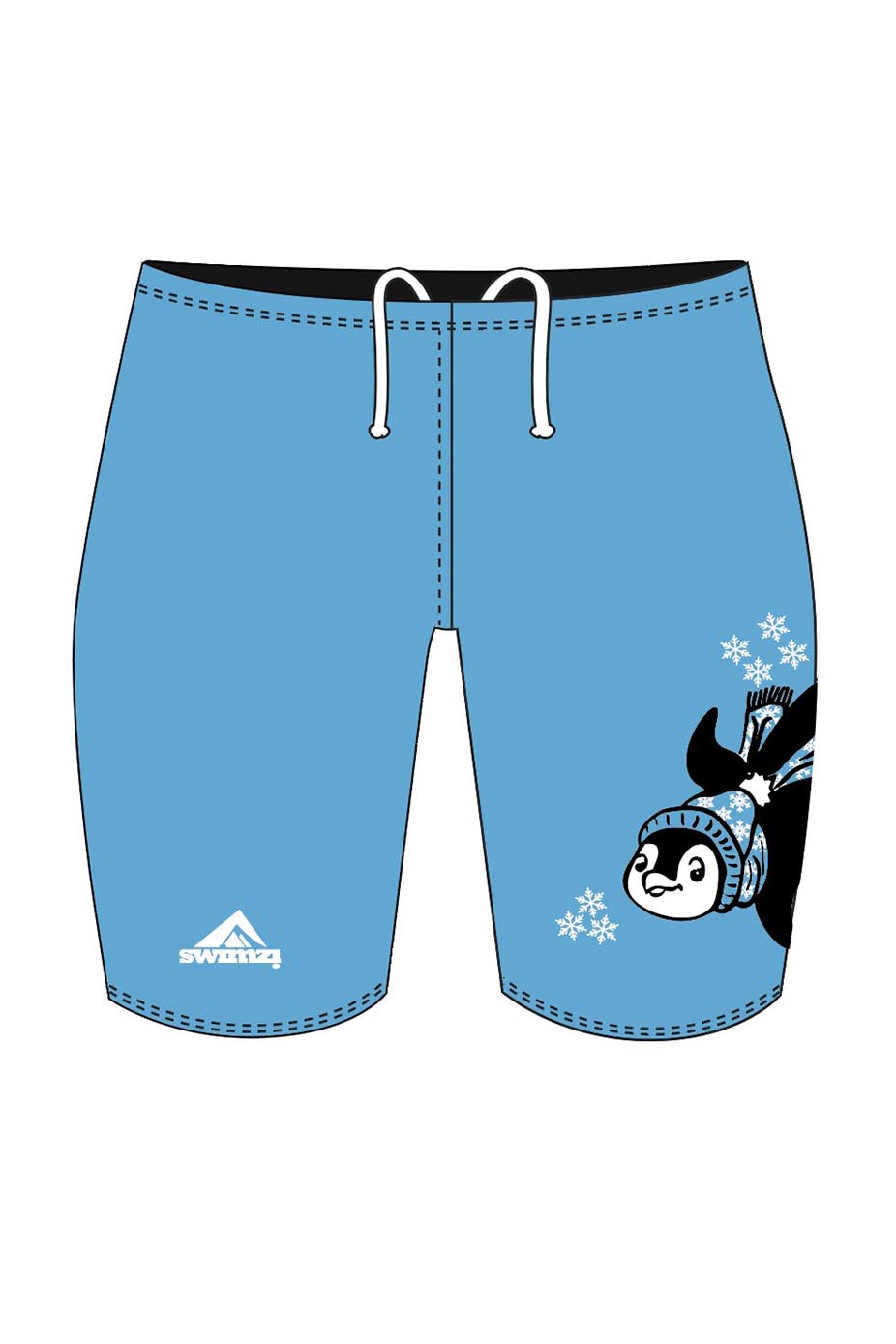 Polar Bear Challenge Adult Male Penguin Jammers - Blue image 0