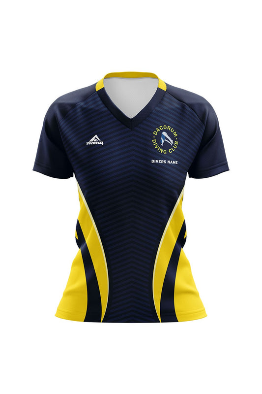 Dacorum Diving Club Kids Female Club Shirt - V-Neck image 0