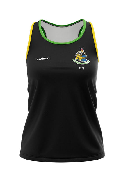 Rest Bay Lifeguards SC Kids Female Sports Vest - Black image 0