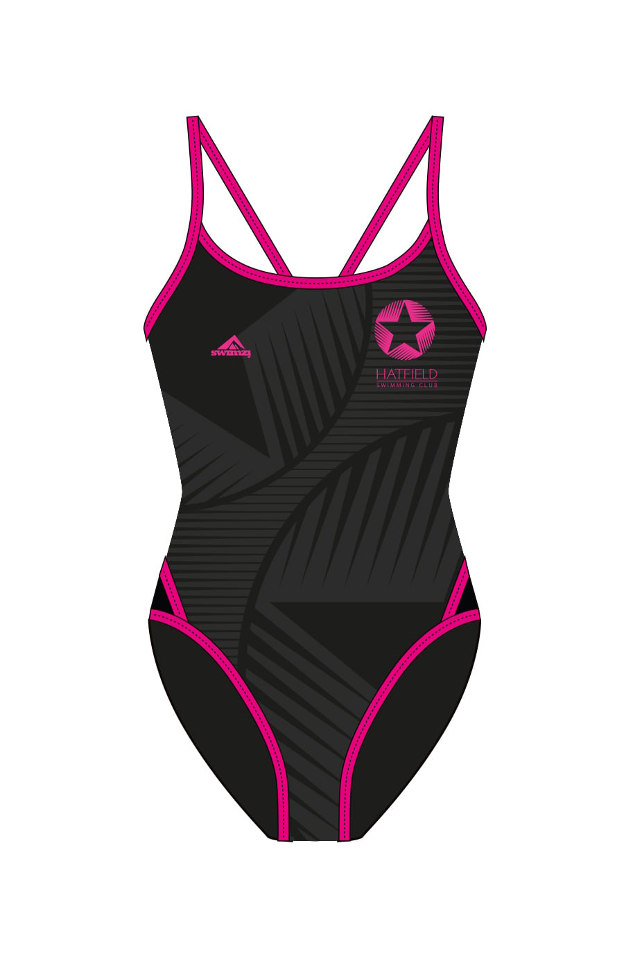 Hatfield SC Kids Female Thinstrap Swimsuit - Black image 0