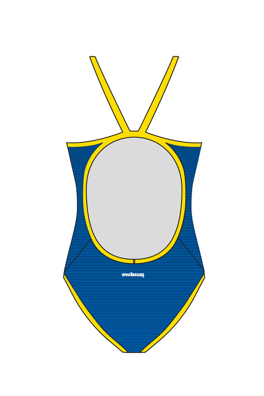 City of St Albans SC Adult Female Thinstrap Swimsuit image 1