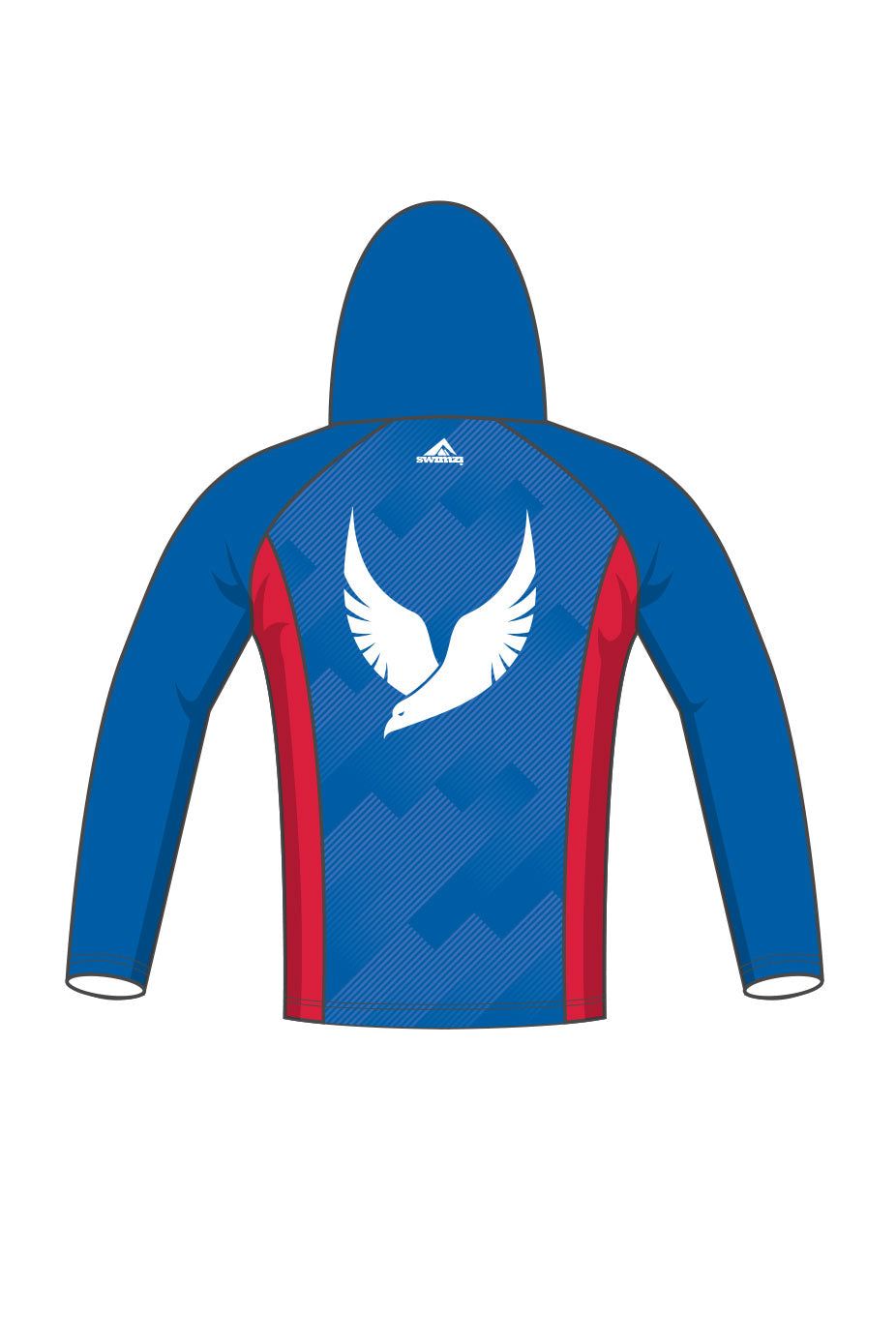 American International School of Jeddah Adult Unisex Volleyball Zipped Performance Hoodie image 1
