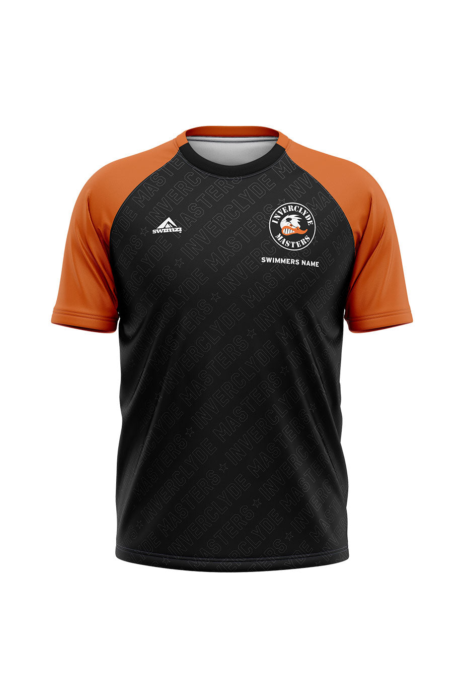 Inverclyde Masters SC Adult Unisex Club Shirt - Crew Neck - Black image 0