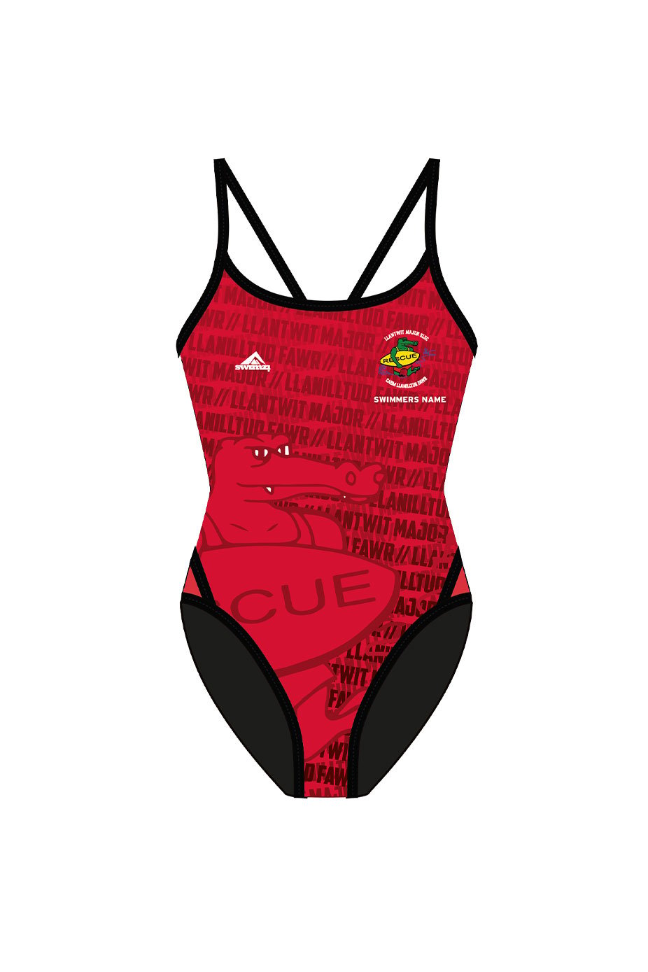Llantwit Major SLSC Kids Female Thinstrap Swimsuit image 0