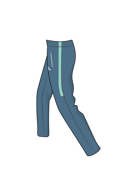 Tribirdsport Coaching Adult Unisex Performance Bottoms - Blue image 1