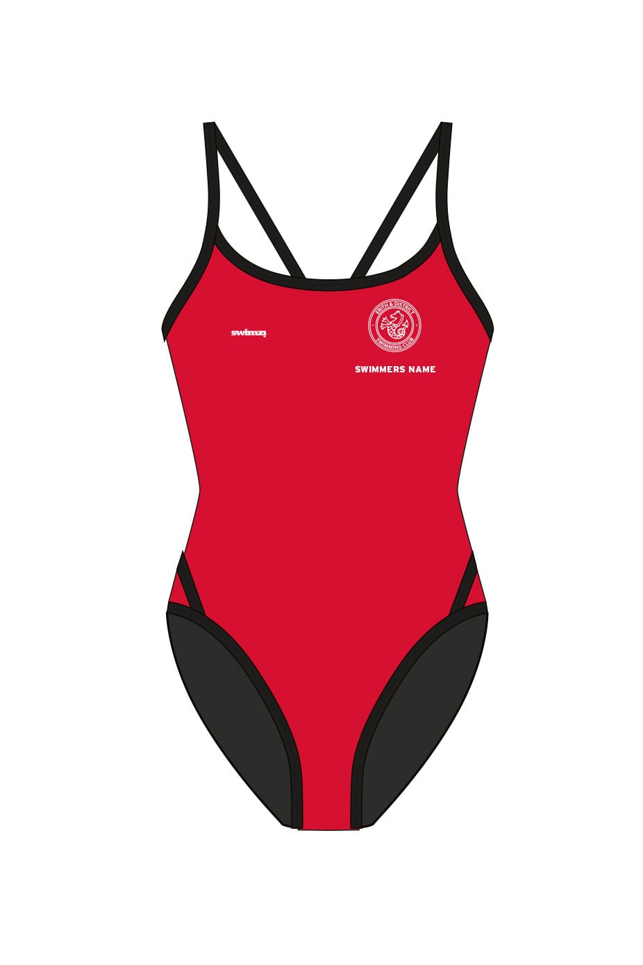Erith amp District SC Kids Female Thinstrap Swimsuit image 0