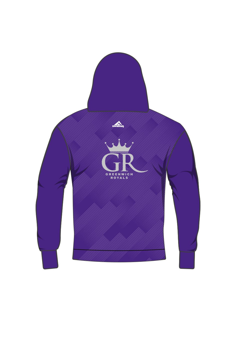 Greenwich Royals SC Adult Unisex Pullover Performance Hoodie image 1