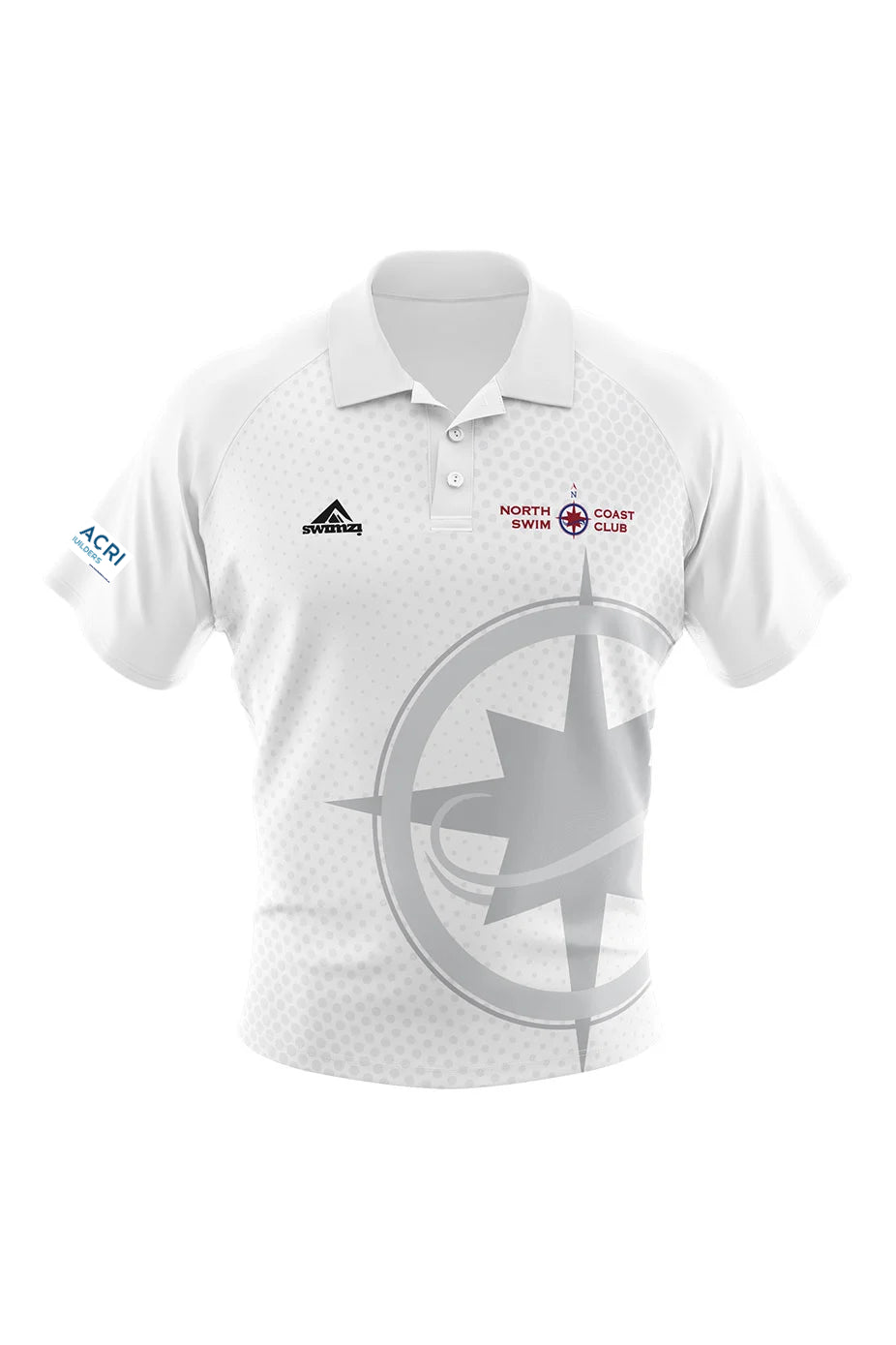 North Coast Swim Club Kids Unisex Supporters Shirt - Polo Neck - White image 0