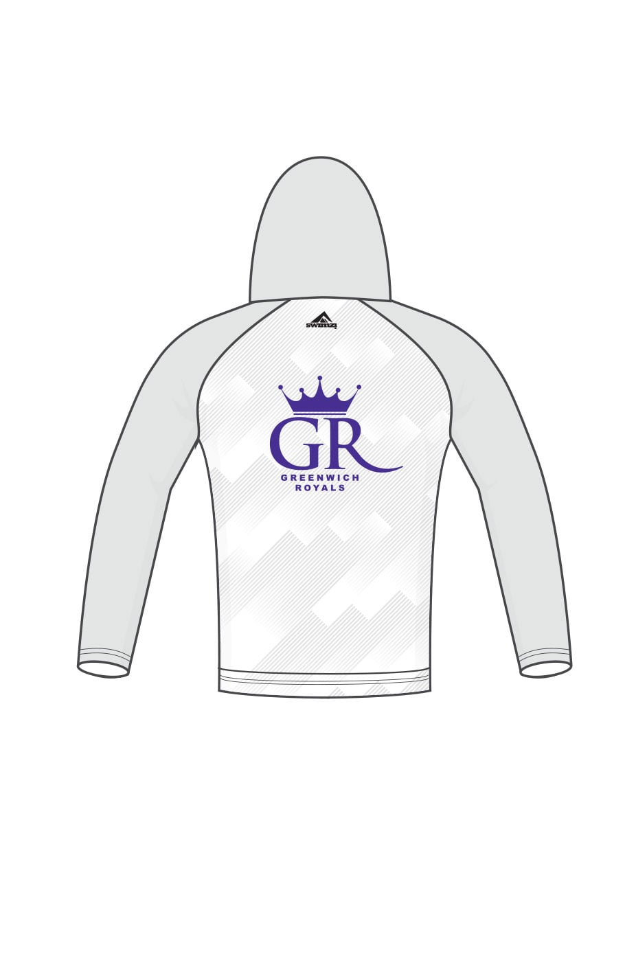 Greenwich Royals SC Adult Unisex Winter Pullover Performance Hoodie image 1