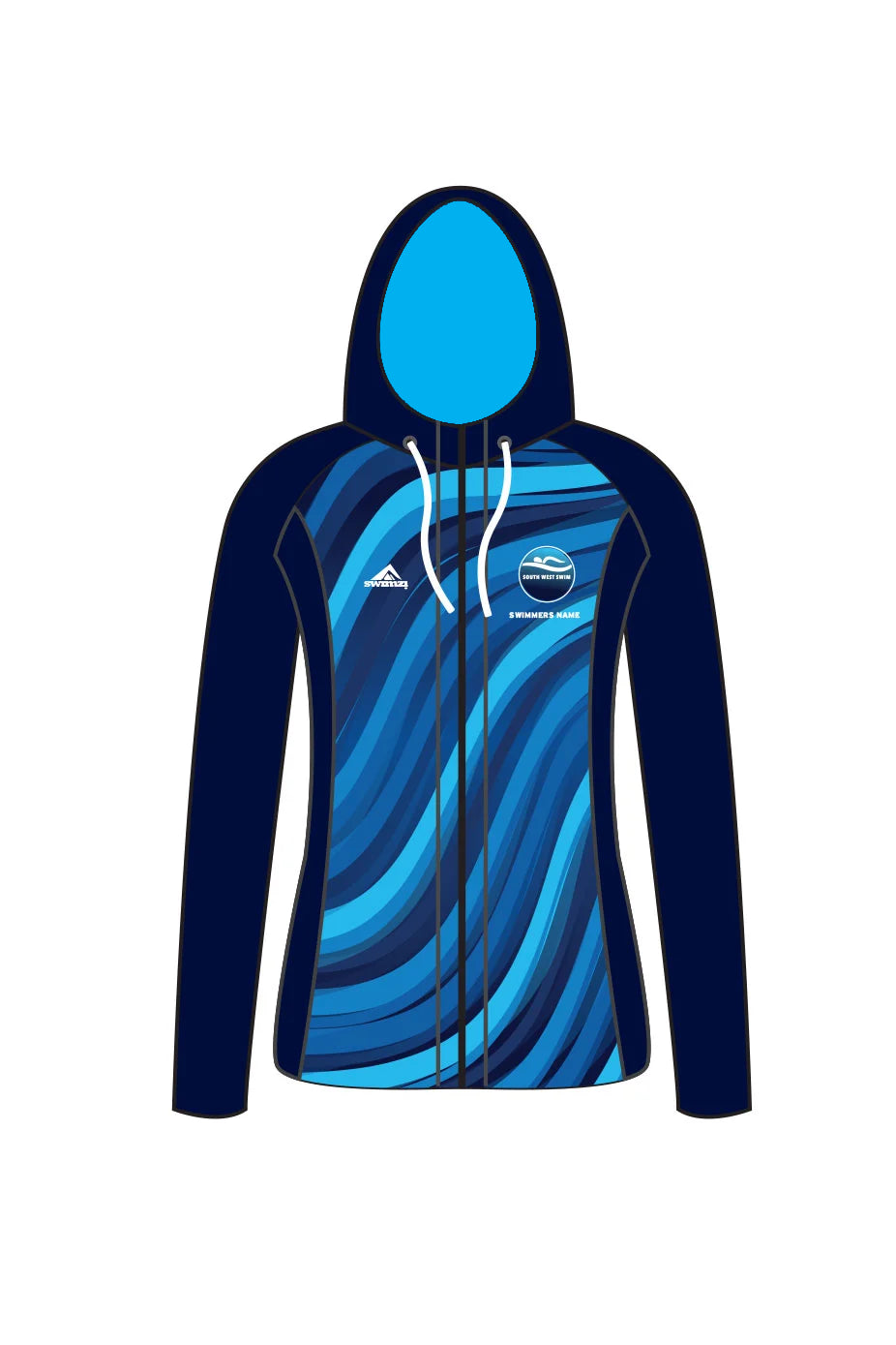 South West Swim Adult Female Zipped Performance Hoodie image 0