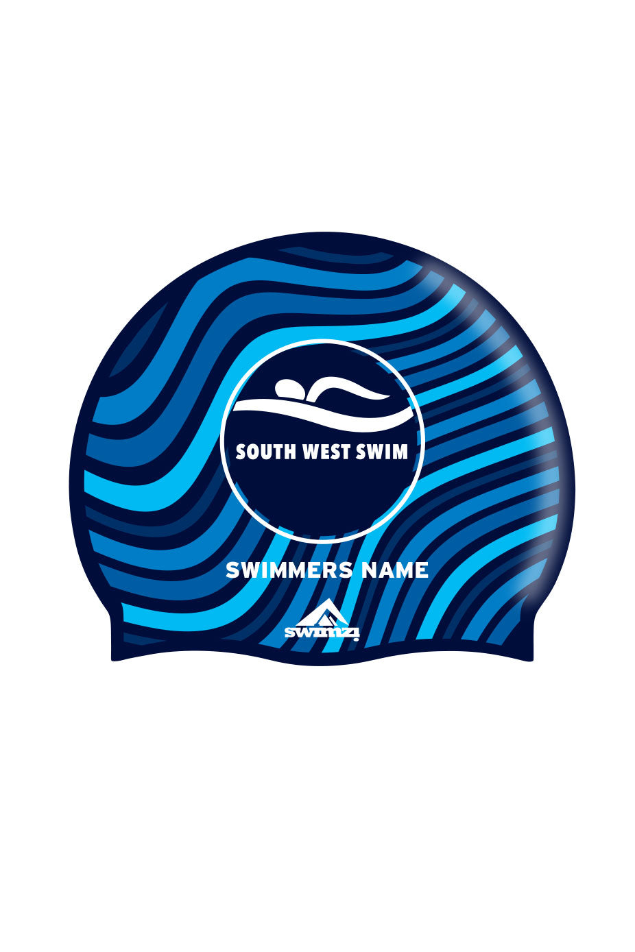 Unisex Club Swim Cap - Silicone Suede image 0