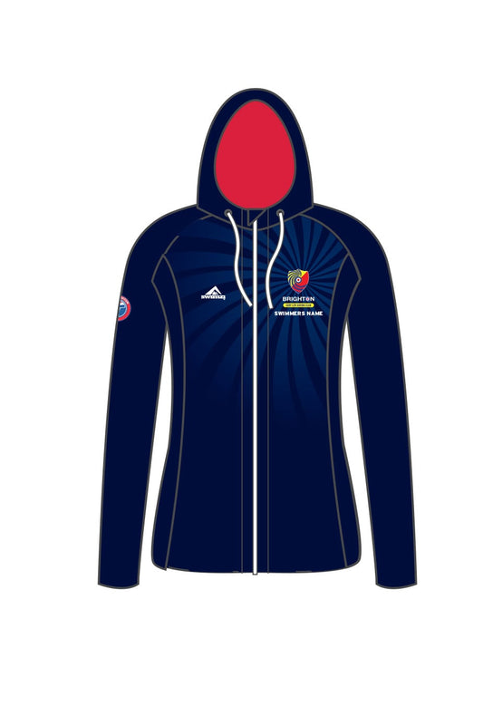 Brighton SLSC Adult Female Zipped Performance Hoodie image 0