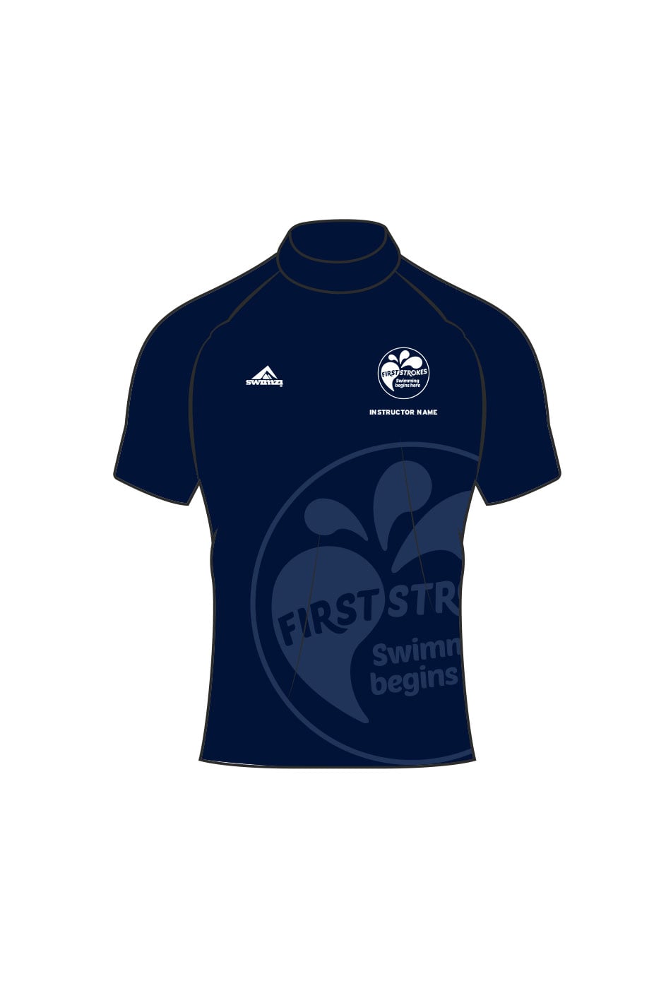 First Strokes Adult Unisex Staff Rash Vest image 0