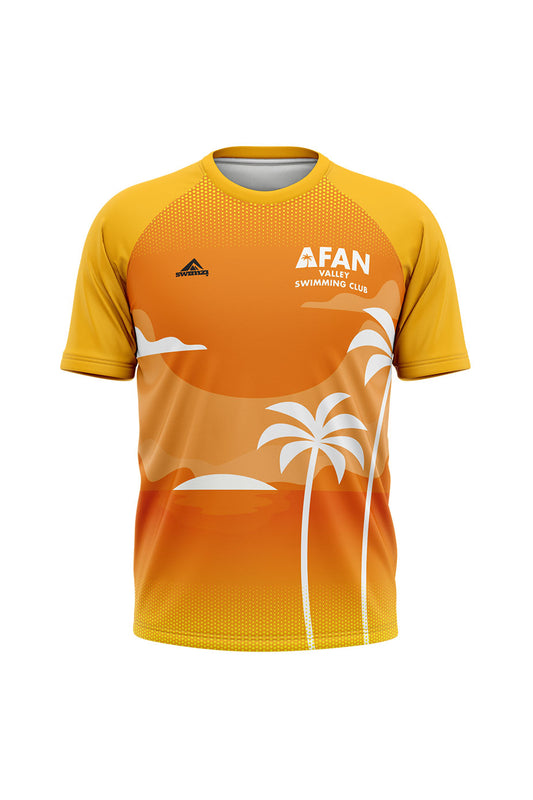 Afan Valley SC Adult Unisex Lanzarote Shirt - Round Neck image 0