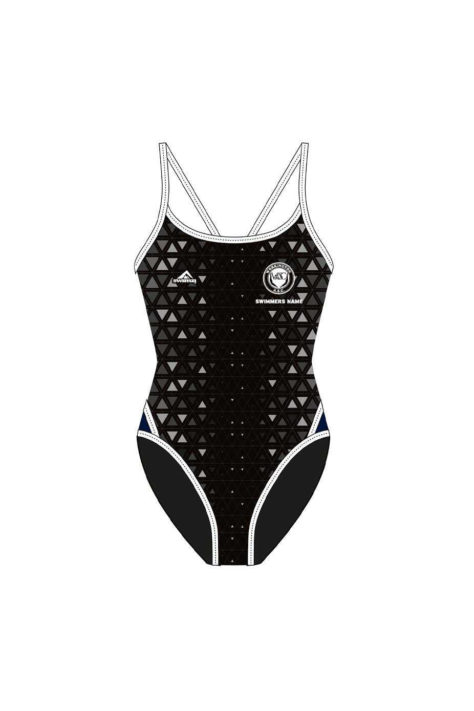 Workington ASC Adult Female Thinstrap Swimsuit OPT1 image 0