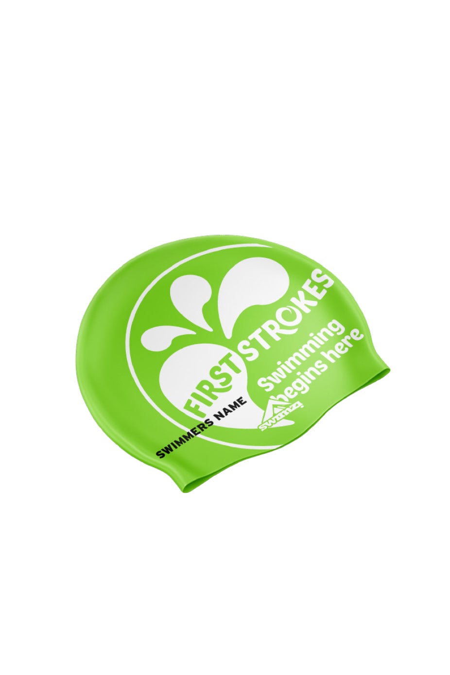 Unisex Junior Swim Cap - Silicone - Green image 0