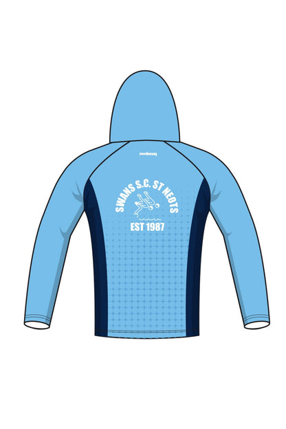 St Neots Swan SC Adult Unisex Zipped Performance Hoodie image 1