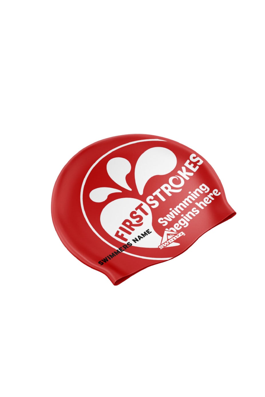 Unisex Junior Swim Cap - Silicone - Red image 0