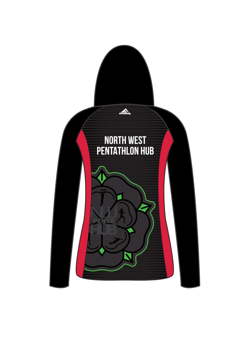 North West Pentathlon Hub Adult Female Zipped Performance Hoodie image 1