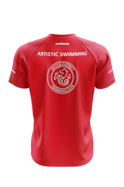 Erith & District SC Adult Unisex Artistic Swimming Club Shirt - V-Neck image 1