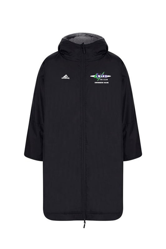 4 Life TC Kids Unisex Swimzi Team Robe - Black