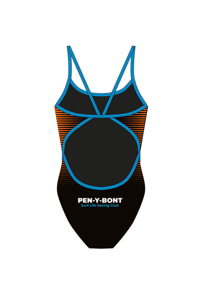 Penybont Surf Life Saving Club Adult Female Thinstrap Swimsuit image 1