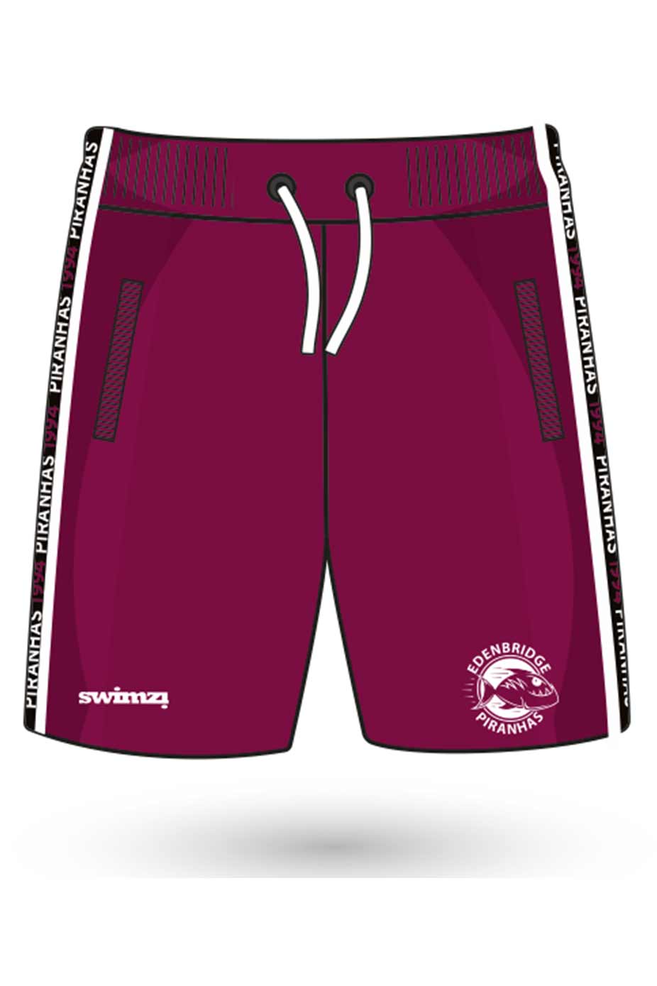 Edenbridge Piranhas SC Adult Unisex Sweat Basketball Shorts image 0