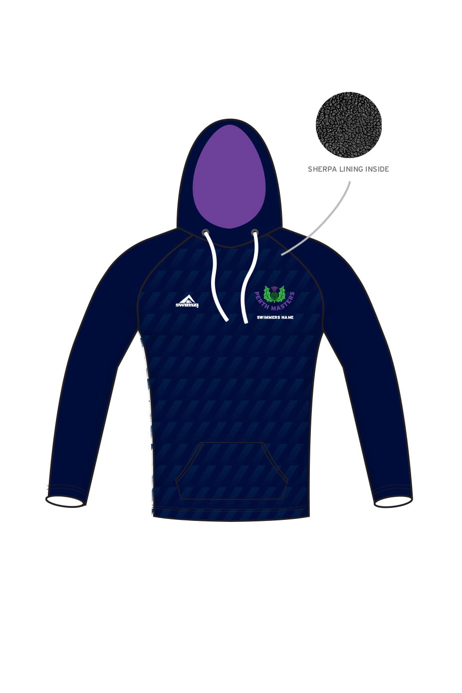 Perth Masters Adult Unisex Winter Pullover Performance Hoodie image 0