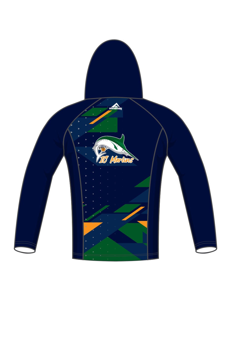 IC Marlins Adult Unisex Zipped Performance Hoodie image 1